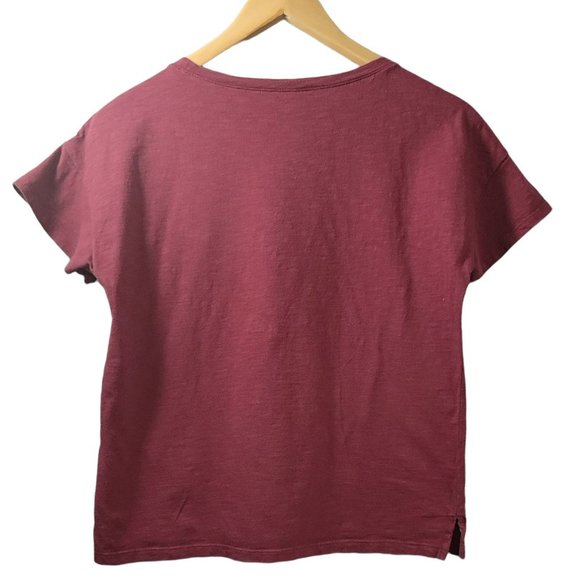 ❤2/$12❤ Girls GAP Kids XXL Cotton Cropped Tee with Flippy Sequins (Red)- EUC - Picture 3 of 7